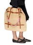 Figure View - Click To Enlarge - MY BOB - Optimiste Raffia Tote Bag