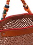 Detail View - Click To Enlarge - MY BOB - Colin Raffia Shoulder Bag