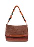 MY BOB Colin Raffia Shoulder Bag
