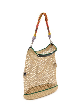 Detail View - Click To Enlarge - MY BOB - Colin Raffia Tote Bag