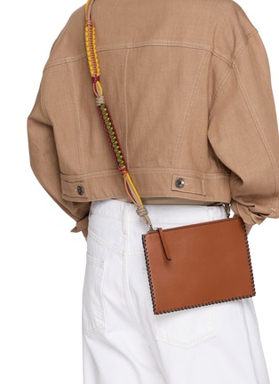 Figure View - Click To Enlarge - MY BOB - Maori Leather Pouch