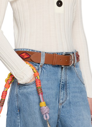 Figure View - Click To Enlarge - MY BOB - Cherokee Leather Belt