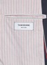  - THOM BROWNE - Single Breasted Distressed Striped Mogador Blazer