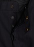  - THOM BROWNE - Double Pleat Wide Leg High Rise Cotton Garbadine Pants