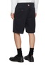 Back View - Click To Enlarge - THOM BROWNE - Cotton Twill Chino Shorts