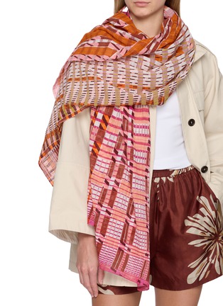 Figure View - Click To Enlarge - MAPOÉSIE - Utopie Cotton Scarf