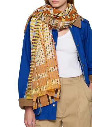 Figure View - Click To Enlarge - MAPOÉSIE - Utopie Cotton Scarf