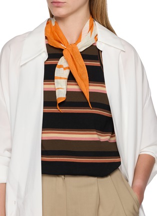 Figure View - Click To Enlarge - MAPOÉSIE - Palma Cotton Scarf