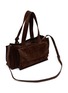 Figure View - Click To Enlarge - MIU MIU - Utilitaire Suede Leather Shoulder Bag