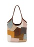 MIU MIU Ivy Vertical Patch Leather Tote Bag