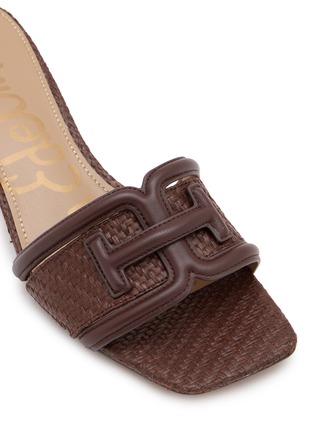 Detail View - Click To Enlarge - SAM EDELMAN - Waylon Leather Slide Sandals