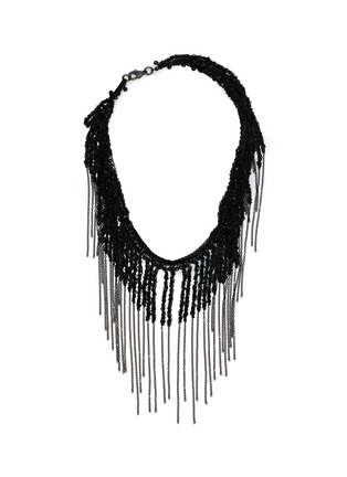 Main View - Click To Enlarge - MARC LE BIHAN - Crocheted Steel Chain Necklace
