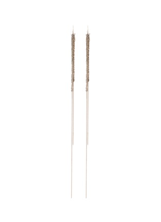 Main View - Click To Enlarge - MARC LE BIHAN ACCESSORIES - Crochet Steel Chain Single Drop Earring
