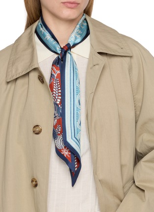 Figure View - Click To Enlarge - INOUI EDITIONS - Neptune Silk Scarf