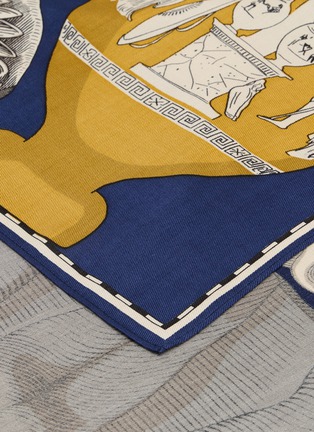 Detail View - Click To Enlarge - INOUI EDITIONS - Archives Silk Blend Square Scarf