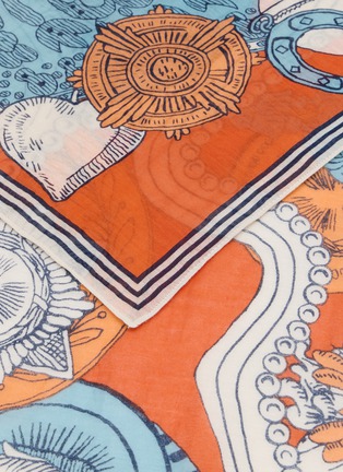 Detail View - Click To Enlarge - INOUI EDITIONS - Octopus Cotton Silk Scarf