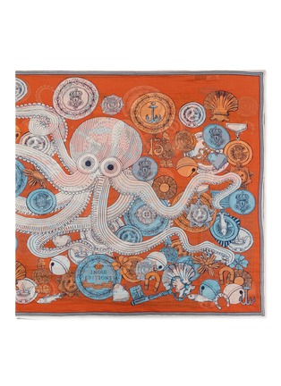 Main View - Click To Enlarge - INOUI EDITIONS - Octopus Cotton Silk Scarf