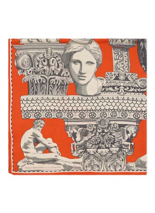Detail View - Click To Enlarge - INOUI EDITIONS - Archives Silk Blend Square Scarf