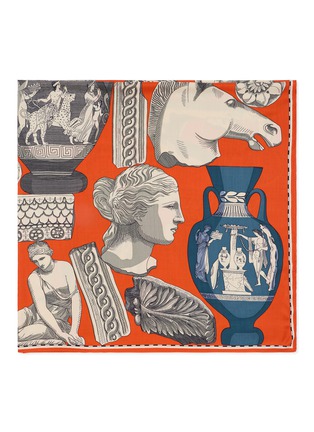 Main View - Click To Enlarge - INOUI EDITIONS - Archives Silk Blend Square Scarf