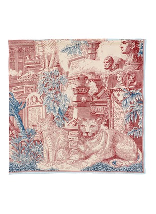 Main View - Click To Enlarge - INOUI EDITIONS - Piranesi SIlk Blend Square Scarf