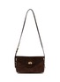 BALENCIAGA Medium Le 7 Suede Shoulder Bag