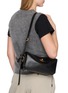 Figure View - Click To Enlarge - BALENCIAGA - Medium Le 7 Suede Shoulder Bag