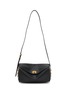 BALENCIAGA Medium Le 7 Leather Shoulder Bag