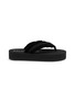 BALENCIAGA Flat Jet Lag Frayed Strap Satin Thongs