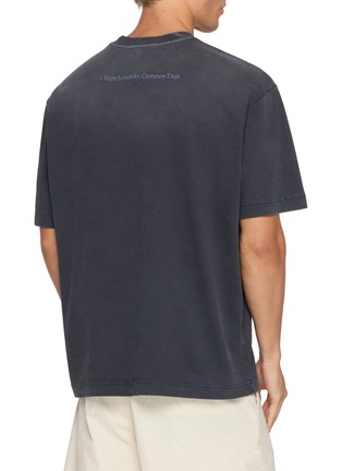 Back View - Click To Enlarge - SOLID HOMME - Seoul Graphic Print T-Shirt