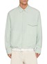 SOLID HOMME Layered Chequered Drawstring Hem Shirt