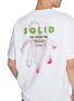  - SOLID HOMME - Hypnotic Back Graphic Cotton T-Shirt