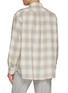 Back View - Click To Enlarge - SOLID HOMME - Relaxed Chequered Shirt