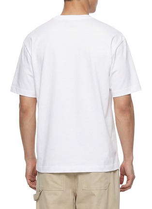 Back View - Click To Enlarge - SOLID HOMME - Printed Cotton T-shirt