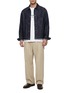 Figure View - Click To Enlarge - SOLID HOMME - Printed Cotton T-shirt