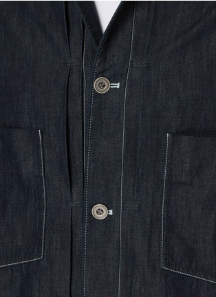  - SOLID HOMME - Japanese Dark Wash Denim Trucker Jacket