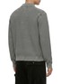 Back View - Click To Enlarge - SOLID HOMME - Dyed Washed Knitted Wool Cardigan