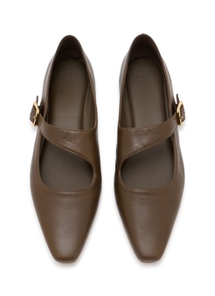 Detail View - Click To Enlarge - PEDDER RED - Cora Buckled Leather Flats
