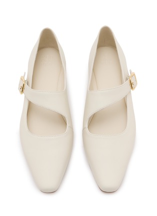 Detail View - Click To Enlarge - PEDDER RED - Cora Buckled Leather Flats