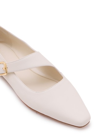 Detail View - Click To Enlarge - PEDDER RED - Cora Buckled Leather Flats