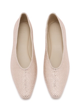Detail View - Click To Enlarge - PEDDER RED - Cameron Rhinestone Embellished Flats