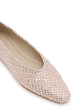 Detail View - Click To Enlarge - PEDDER RED - Cameron Rhinestone Embellished Flats