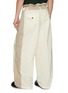 Back View - Click To Enlarge - TOGA VIRILIS - Layered Waist OX Cotton Pants