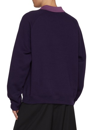 Back View - Click To Enlarge - TOGA VIRILIS - Polo Collar Sweatshirt