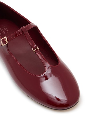 Detail View - Click To Enlarge - PEDDER RED - Rylee Patent Leather Mary Jane Flats