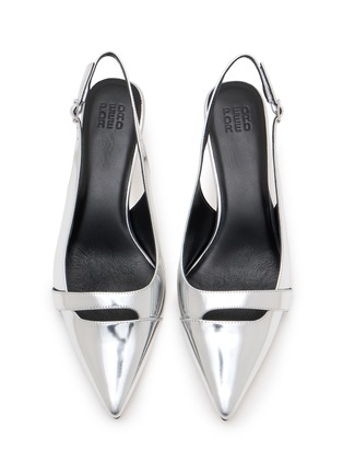 Detail View - Click To Enlarge - PEDDER RED - Layla 46 Leahter Slingback Pumps