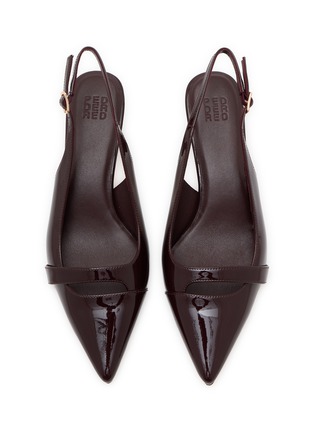 Detail View - Click To Enlarge - PEDDER RED - Layla 46 Leahter Slingback Pumps