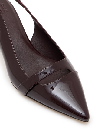 Detail View - Click To Enlarge - PEDDER RED - Layla 46 Leahter Slingback Pumps