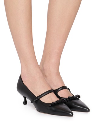 Figure View - Click To Enlarge - PEDDER RED - Luna 46 Leather Pumps