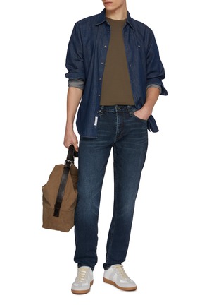 Figure View - Click To Enlarge - RAG & BONE - Fit 3 Authentic Stretch Dark Wash Jeans