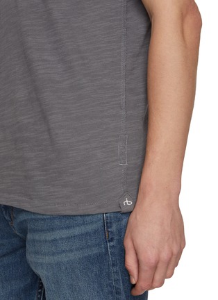  - RAG & BONE - Classic Flame Cotton Henley Shirt